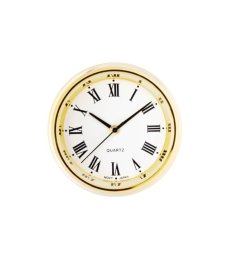 Vestavné hodiny 35 mm - zlaté, římské číslice 550/4173-06