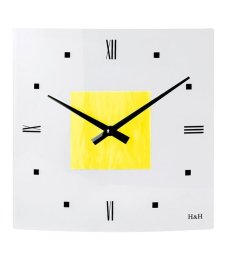 H&H Čtverec - bílo-žluté