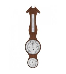 Barometer 8003 with Thermometer and Hygrometer - silver