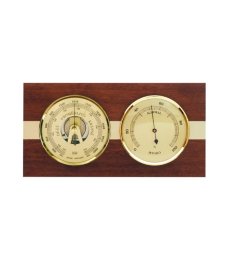 Barometer 8064 s vlhkomerom - tmavohnedý