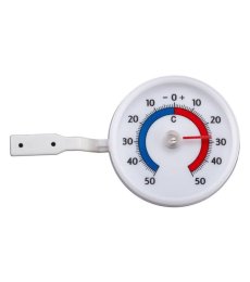 Venkovní plastový teploměr ILY - bílý