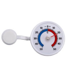 Nalepovací venkovní teploměr Tagras - bílý