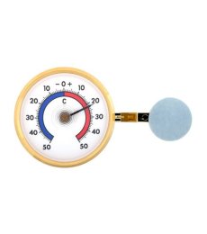 Nalepovací venkovní teploměr Tagras - zlatý