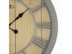 designove-plastove-hodiny-hnede-sede-nastenne-hodiny-prim-romanesque