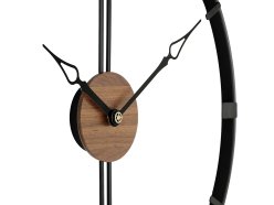 modern-metal-wall-clock-brown-black-mpm-simple-parallels