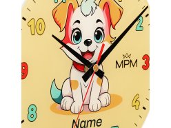 detske-nastenne-hodiny-zlute-mpm-cocco-zlute