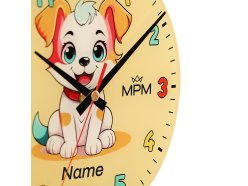 detske-nastenne-hodiny-zlute-mpm-cocco-zlute