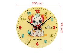 detske-nastenne-hodiny-zlute-mpm-cocco-zlute