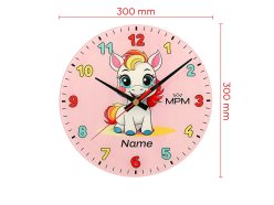 detske-nastenne-hodiny-ruzove-mpm-cocco-ruzove