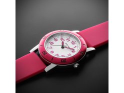 detske-hodinky-primky-klaun-edice-03-a-uslechtile-nerezove-ocelove-pouzdro-bily-ruzovy-ciselnik