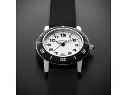 detske-hodinky-primky-klaun-edice-03-c-uslechtile-nerezove-ocelove-pouzdro-bily-cerny-ciselnik