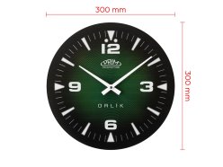 design-wall-clock-black-green-prim-orlik-iii-black-green