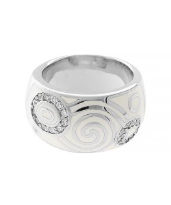 Nerezový prsten Helica