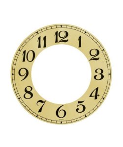 Eloxovaný hliníkový číselník - mezikruží - 183 mm