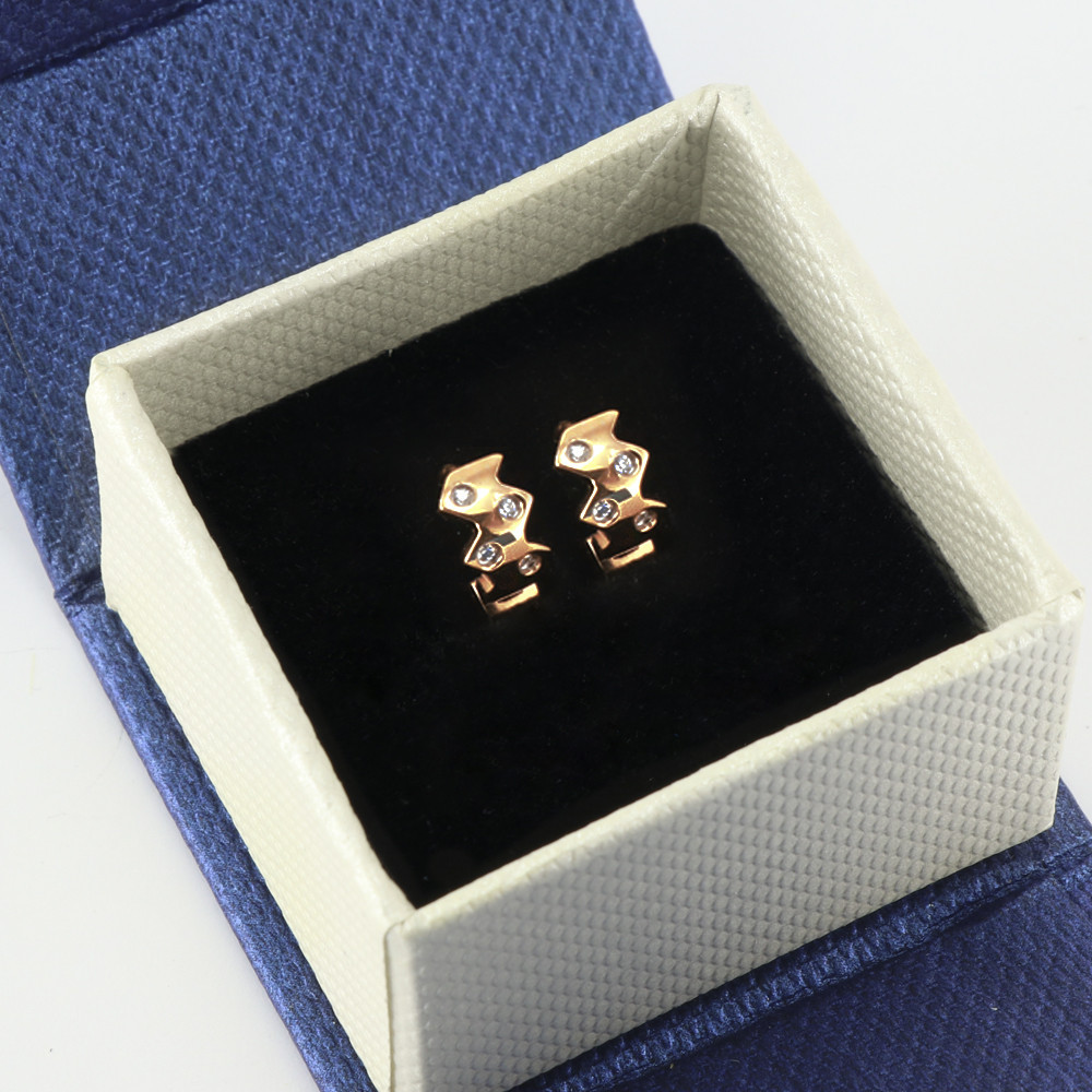 Earrings 8020, rose gold