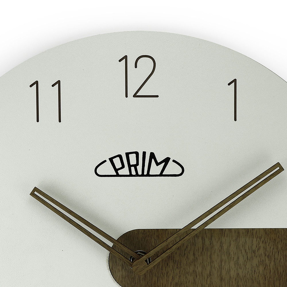 PRIM Wanduhr Clear Timber
