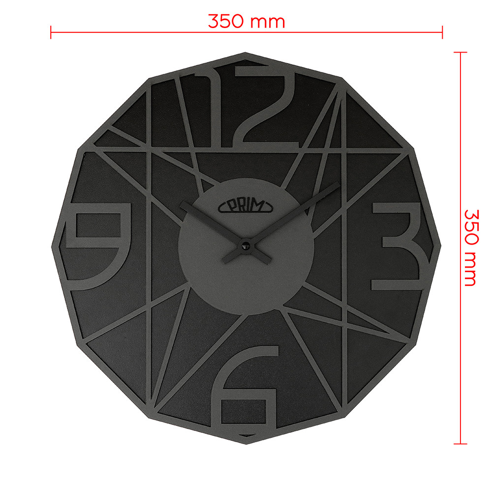 Wanduhr PRIM Glamouröses Design - C