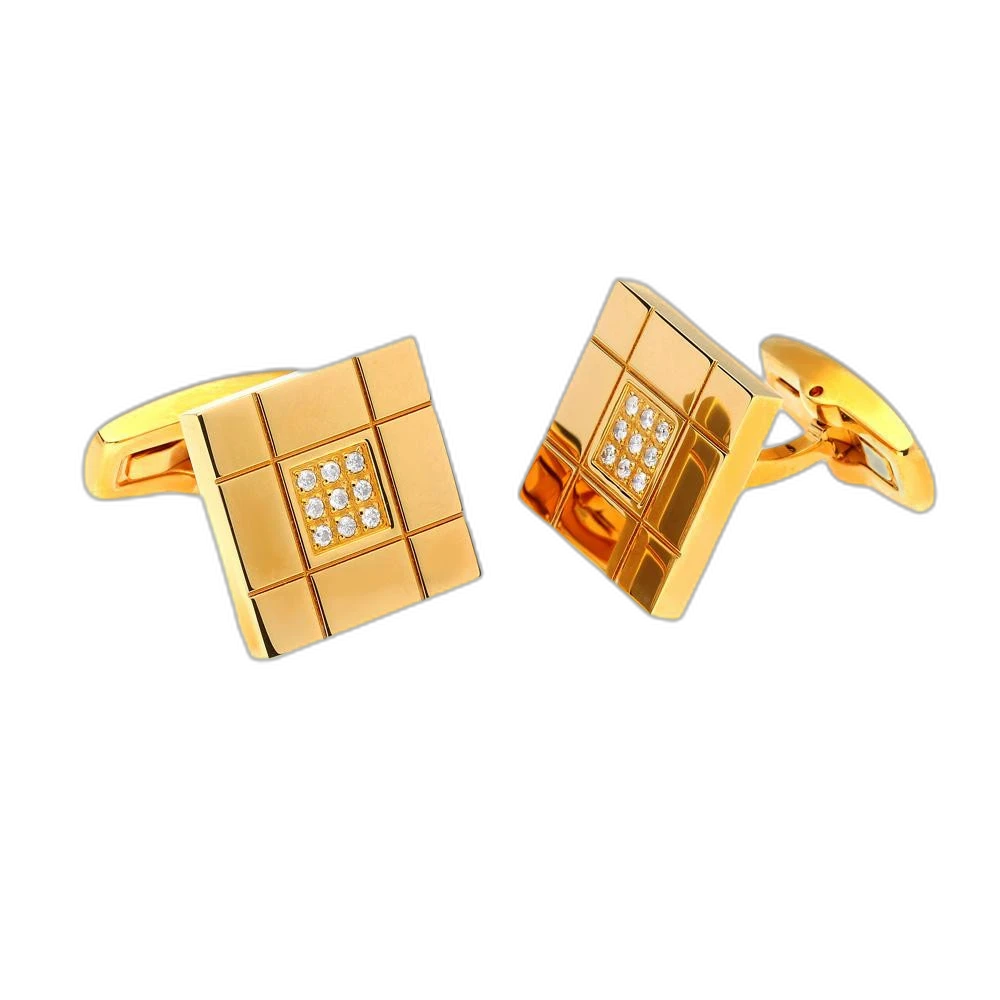 PRIM Dynasty Diamond Gold - cufflinks