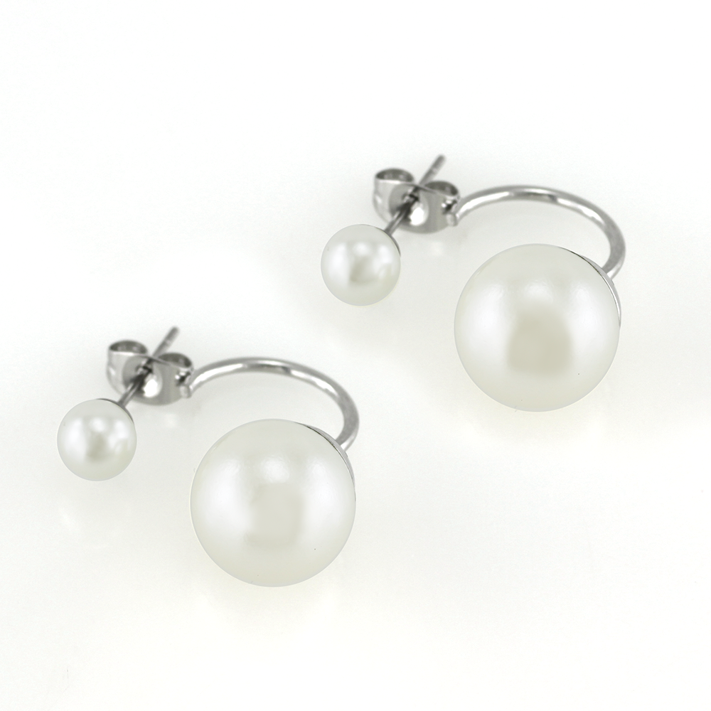 Earrings 7413, silver