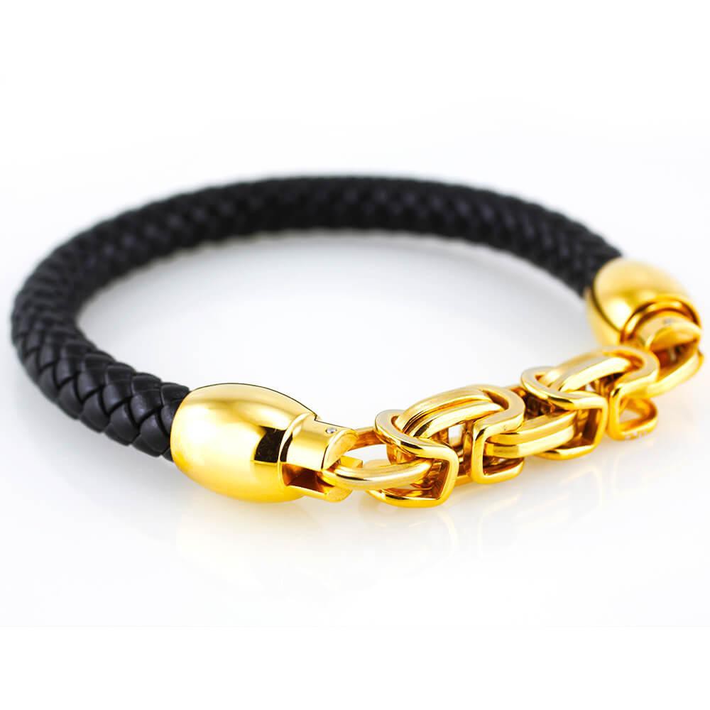 Armband 7572, Schwarzgold