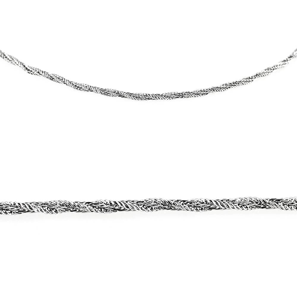 Łańcuch 7606, srebrny (55 cm)