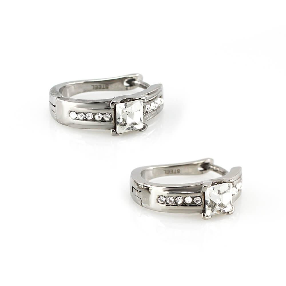 Earrings 7763, silver