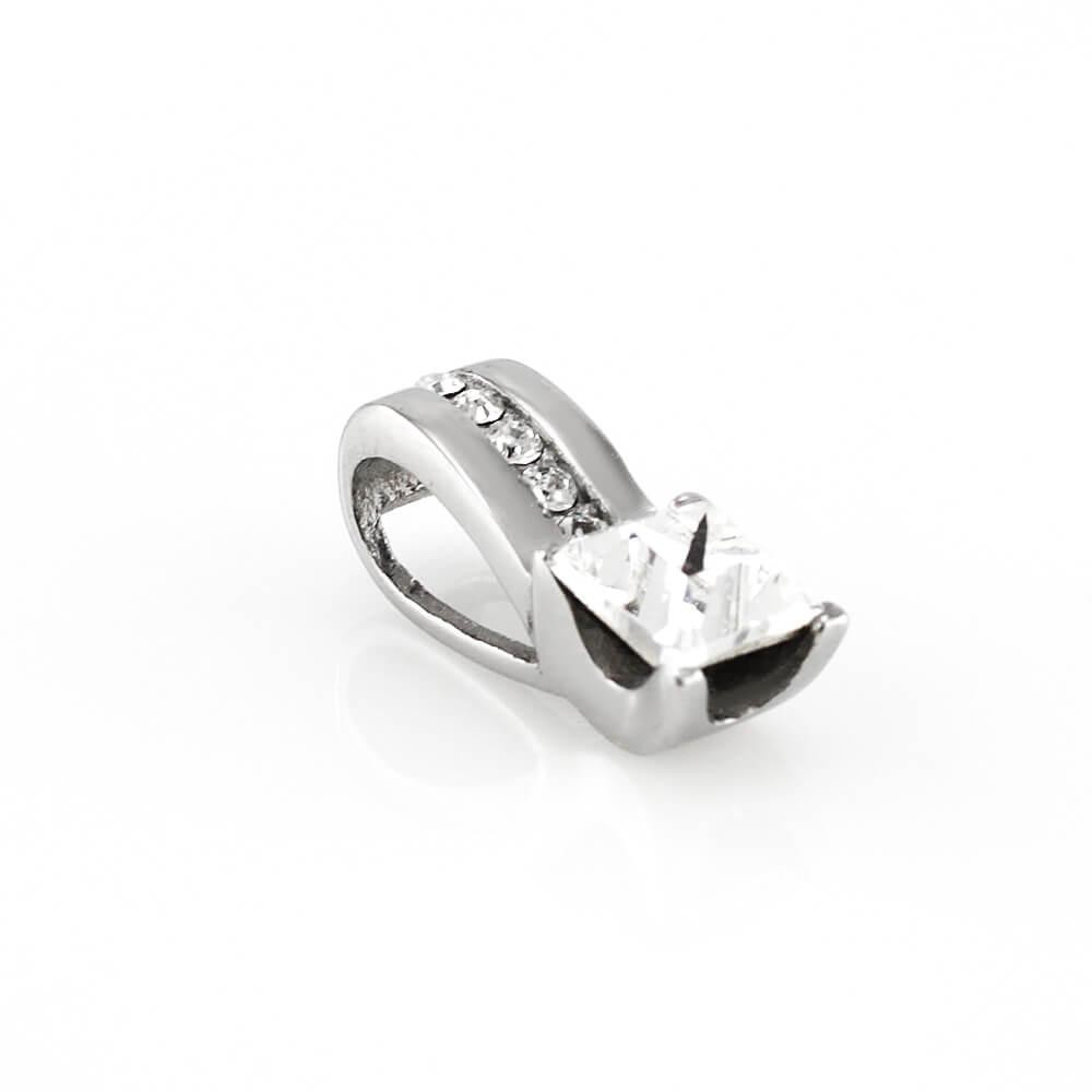 Stainless steel pendant 7763 - silver colour