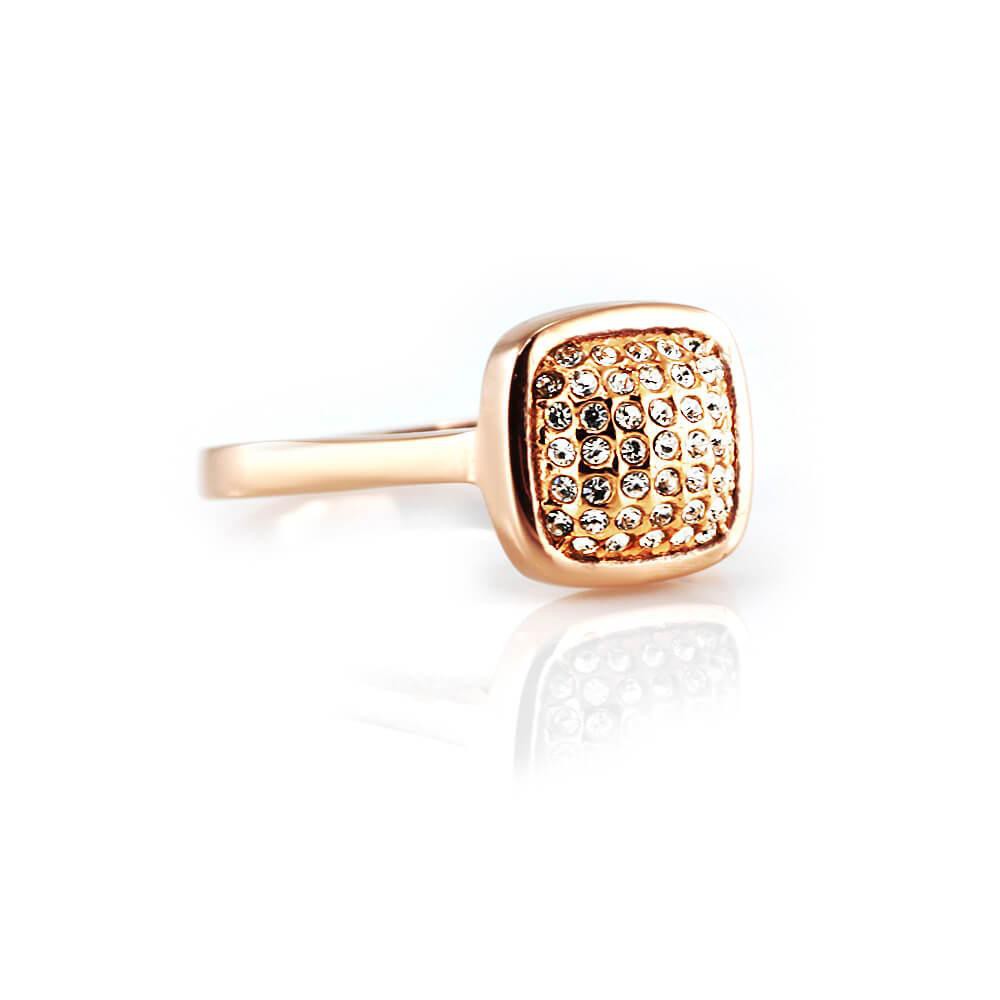 Ring 7742, Roségold plattiert, Größe 53