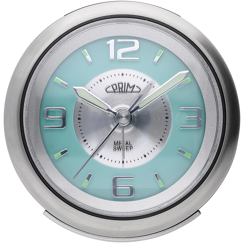 PRIM Retro Alarm - silber/hellblau
