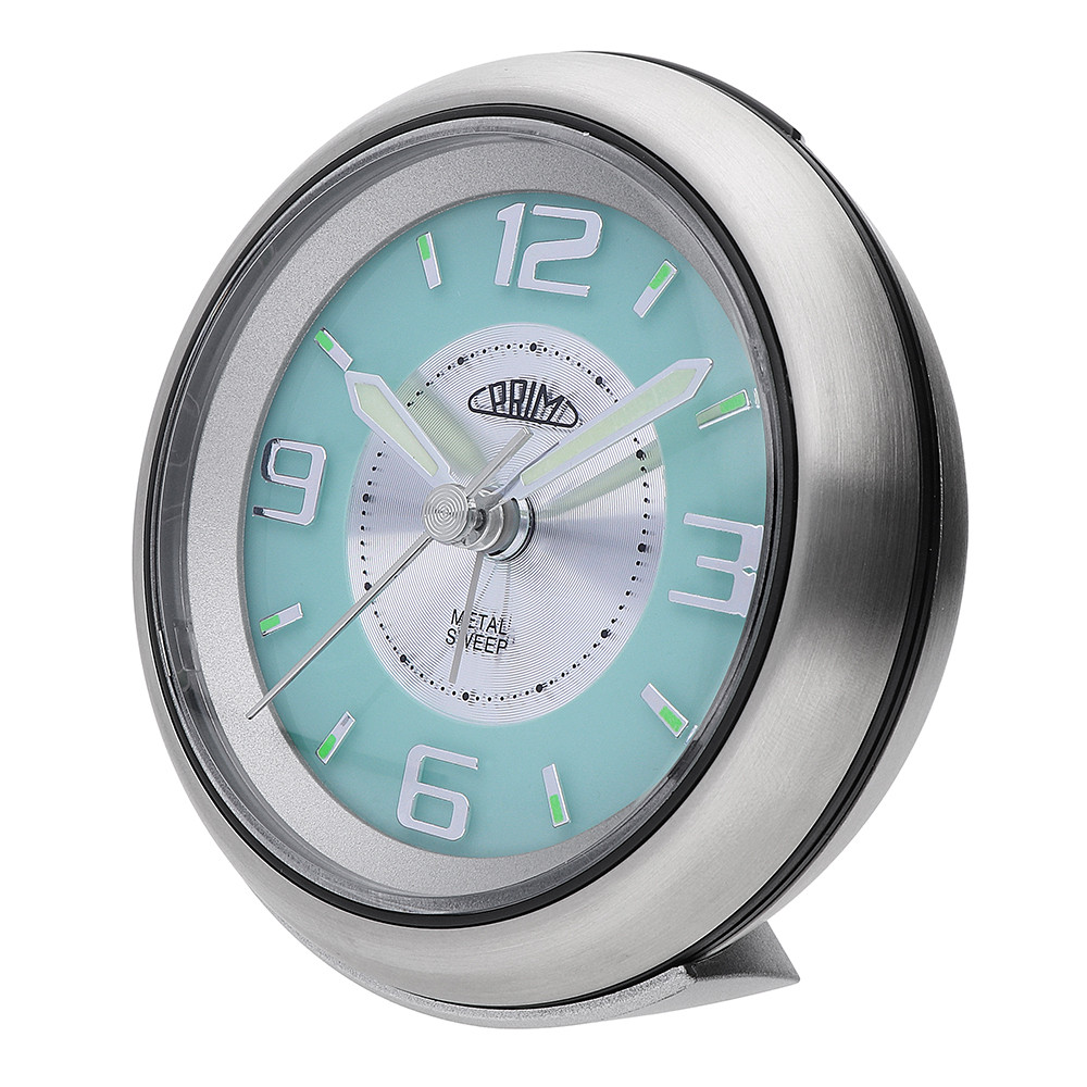 PRIM Retro Alarm - silber/hellblau