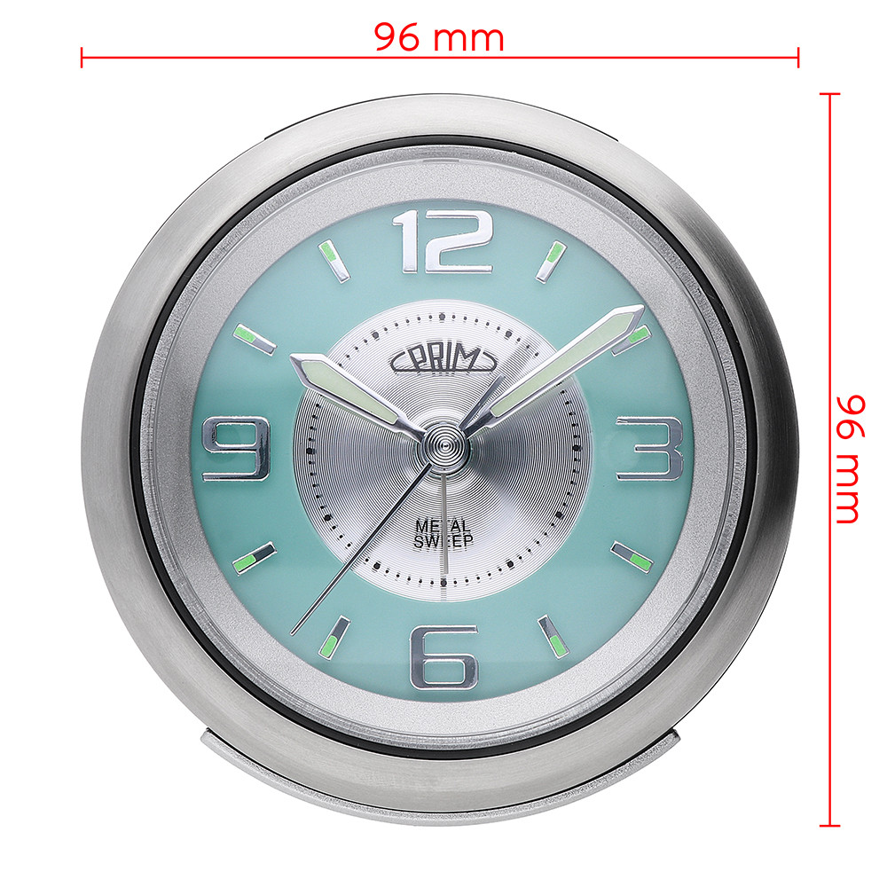 PRIM Retro Alarm - silber/hellblau