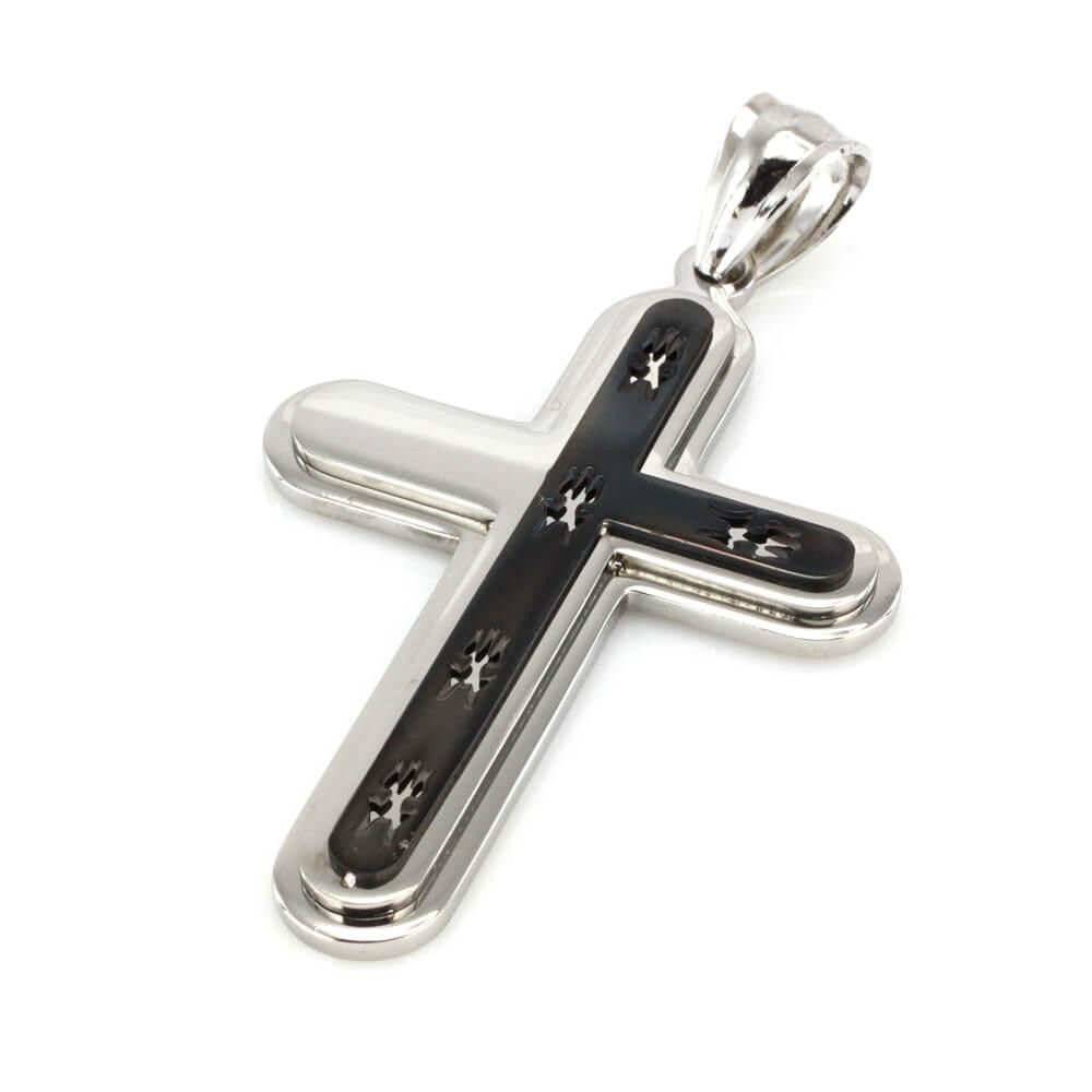 Stainless steel pendant 7665 - silver colour