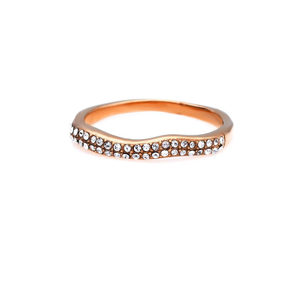 Ring 8026, roségold plattiert, Größe 54