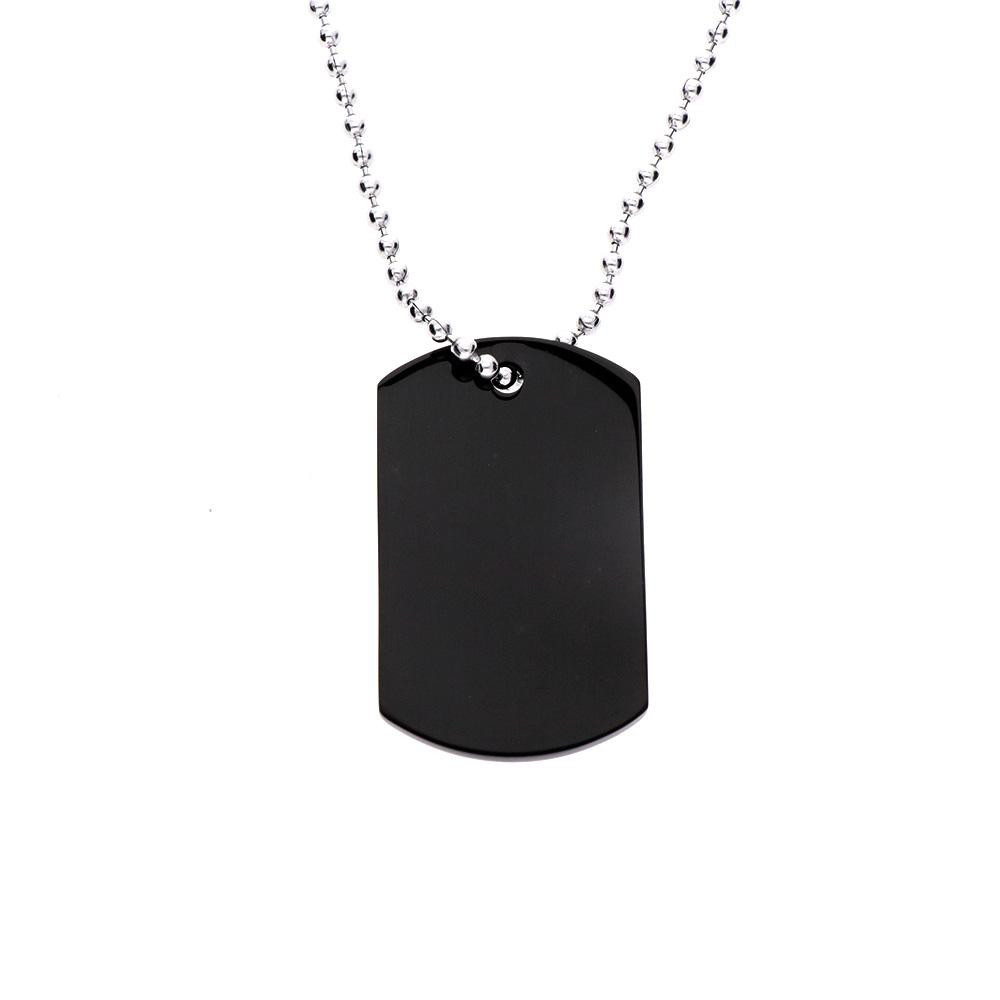 Stainless steel pendant 8127 - black
