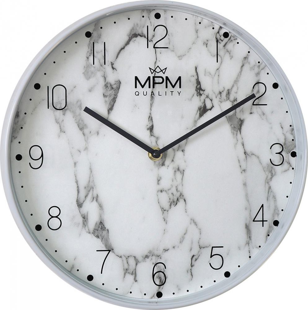 Wanduhr MPM Weißer Marmor