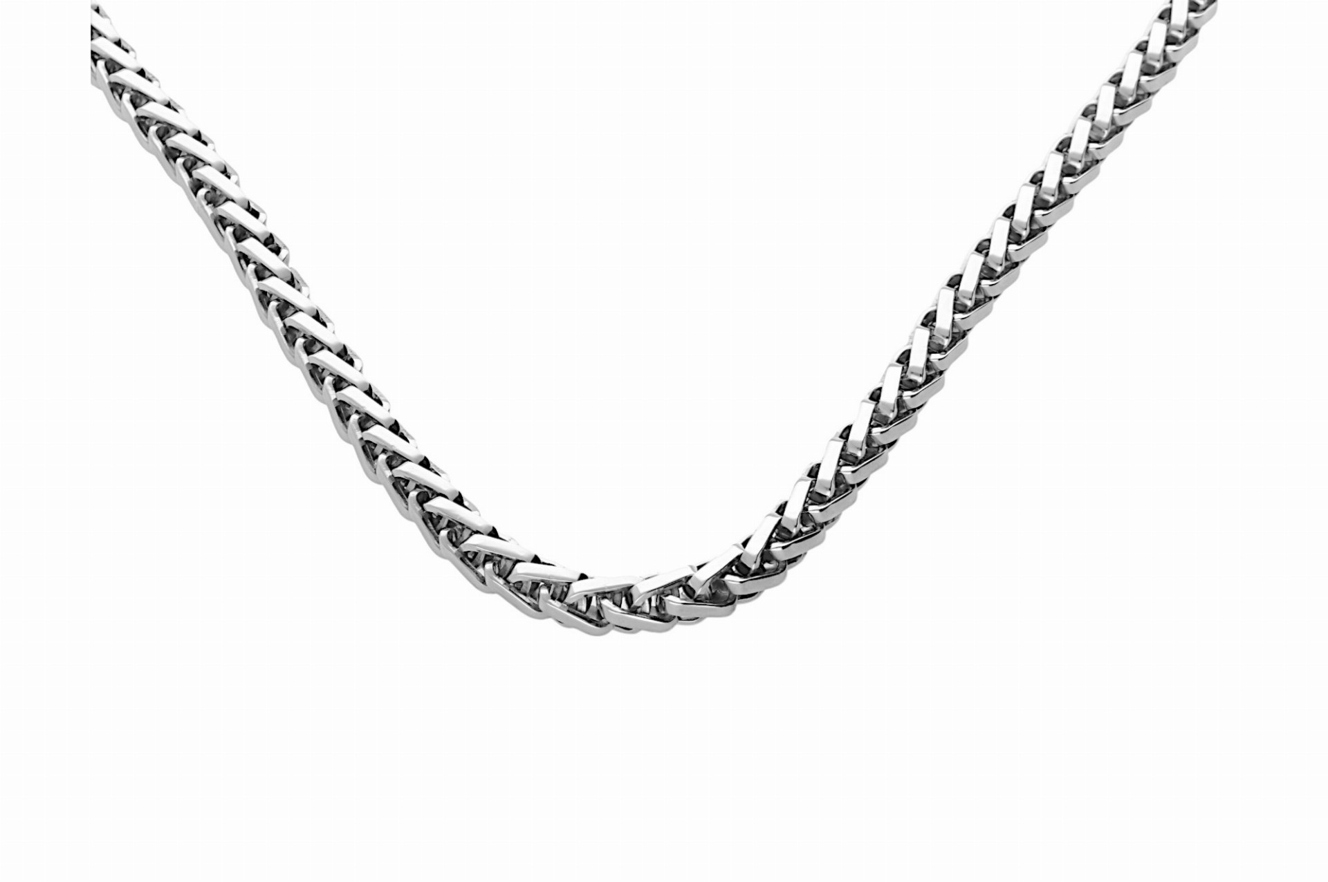Łańcuszek ze stali nierdzewnej 5593 (60 cm) - srebrnego koloru