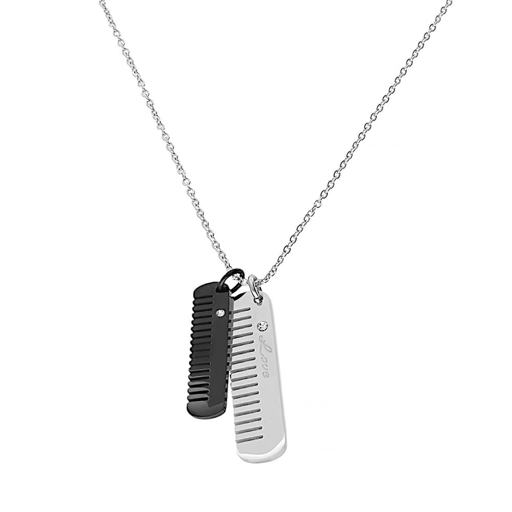 Stainless steel pendant 70100.A (45 cm) - silver colour