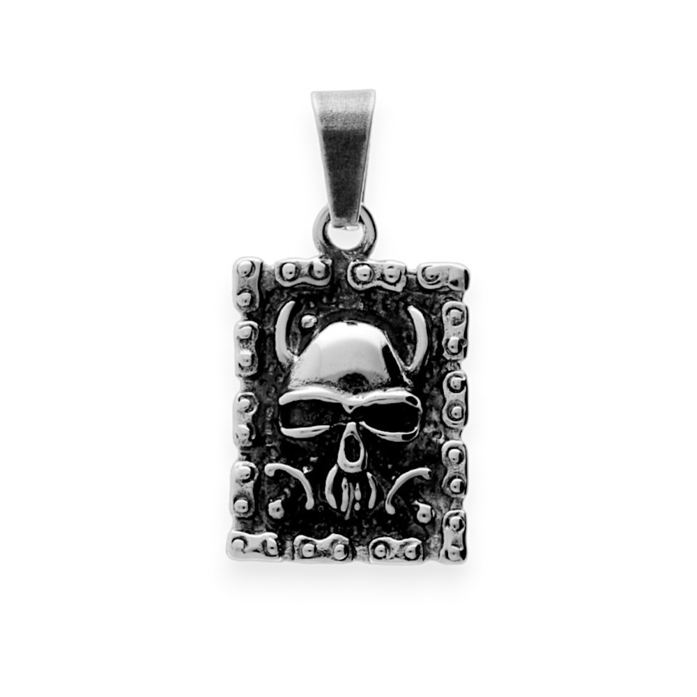 Stainless steel pendant Skelter - silver colour