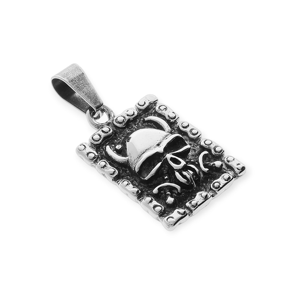 Stainless steel pendant Skelter - silver colour