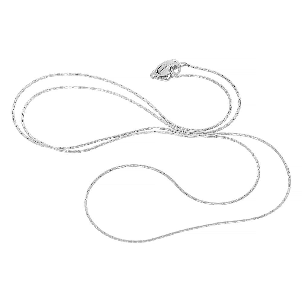 Rozsdamentes acél lánc 6554 (50 cm) - ezüst színű