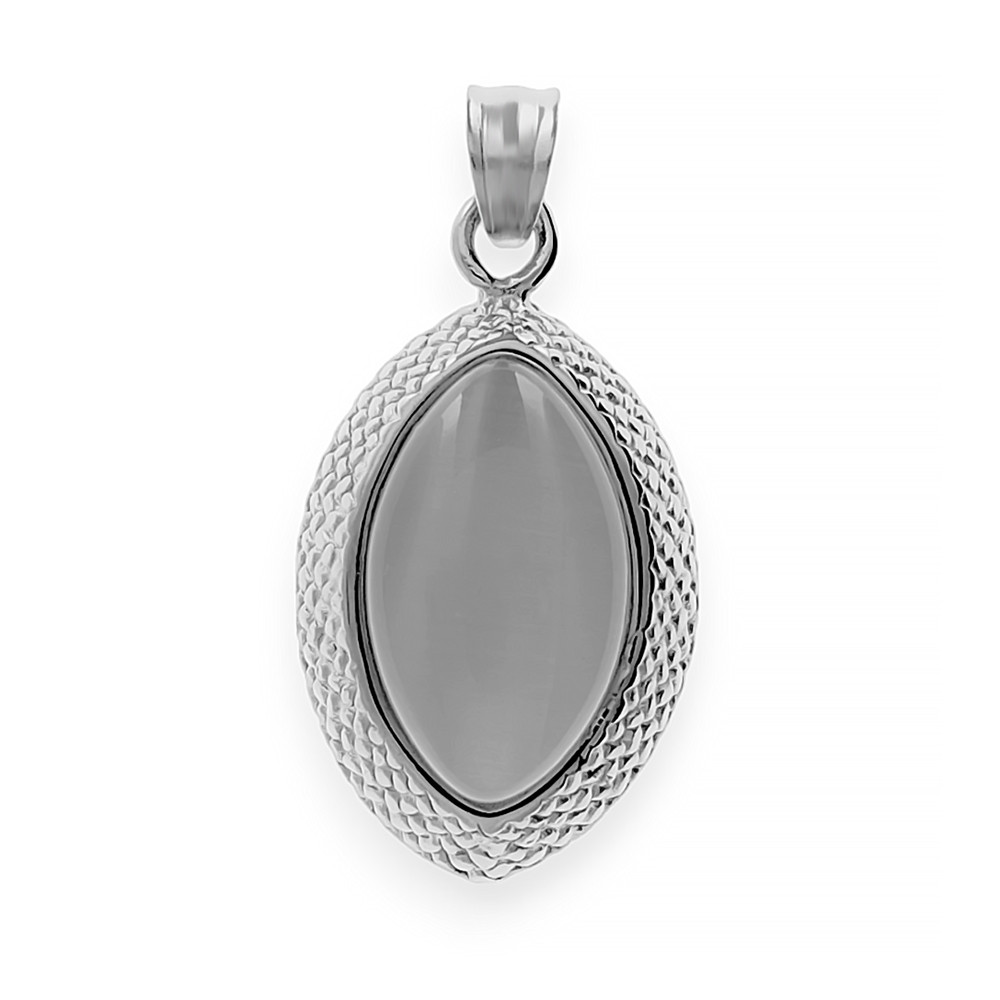 Stainless steel pendant Sofía - silver colour