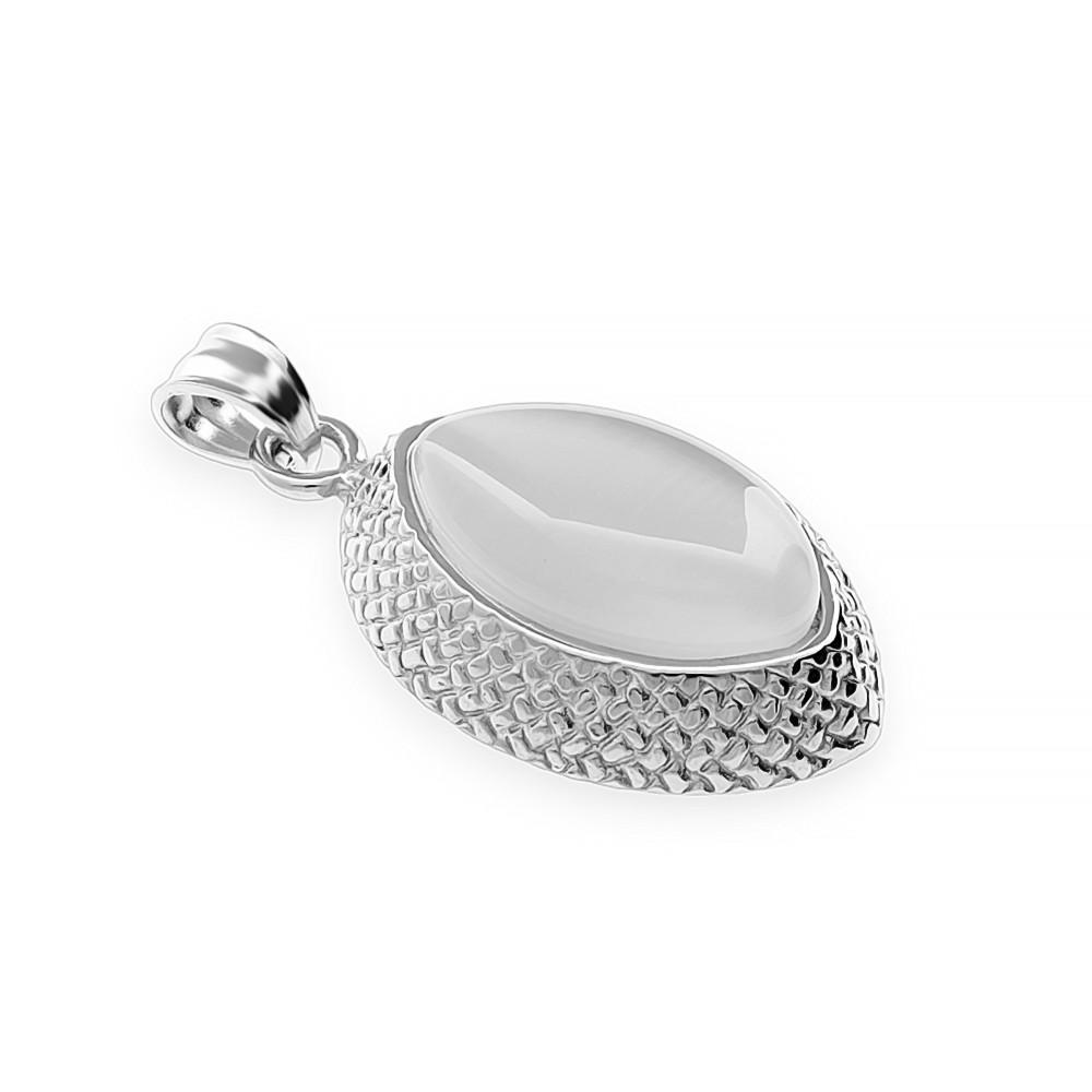 Stainless steel pendant Sofía - silver colour