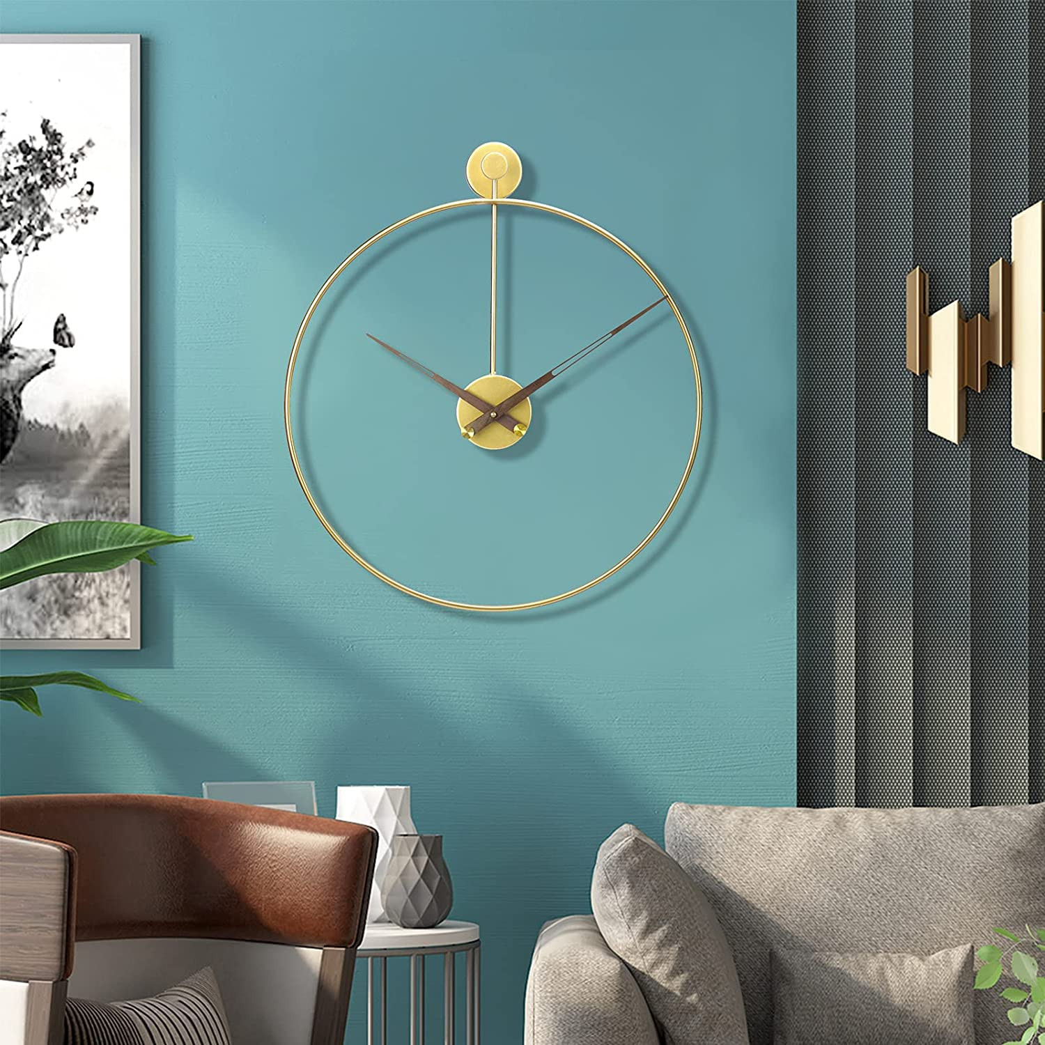 Zegar ścienny MPM Design Gold