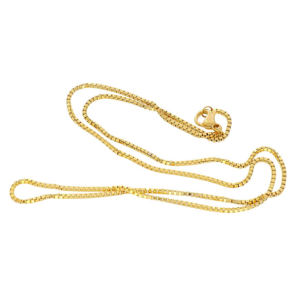 Stainless steel chain 6667 - gold colour