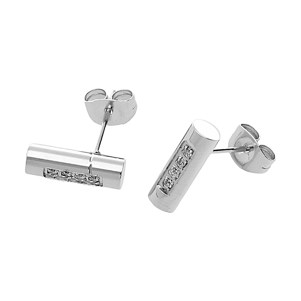 Stainless steel earrings 5562 - silver colourStainless steel earrings 5562 - silver colour