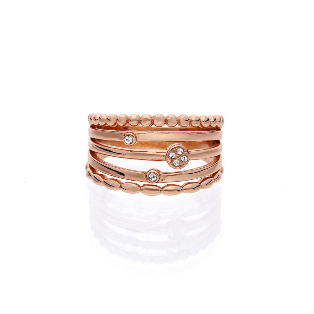 Ring 70027, rose gold, size 52