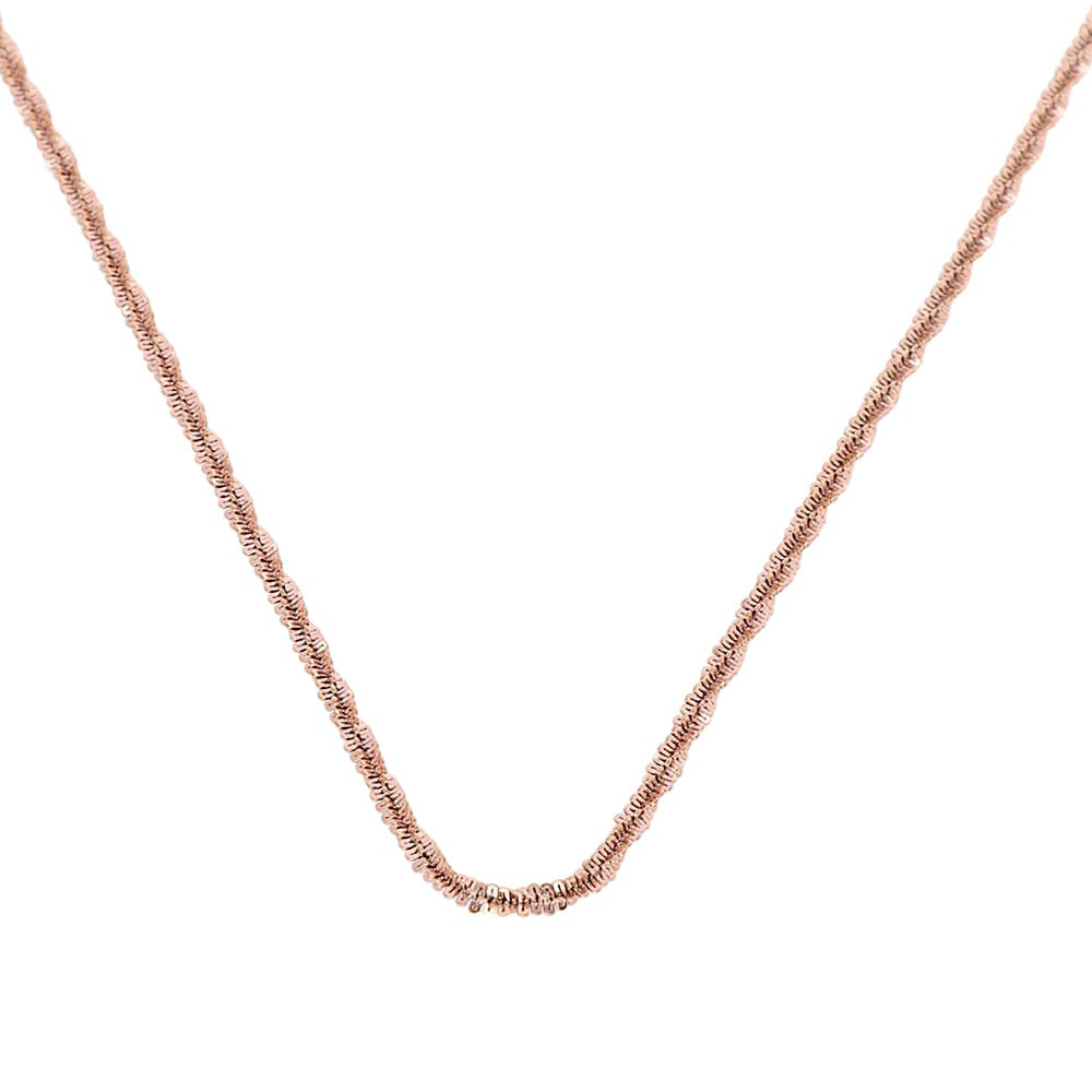 Stainless steel chain 7234 - rose gold colour