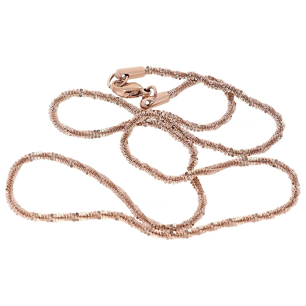 Stainless steel chain 7234 - rose gold colour