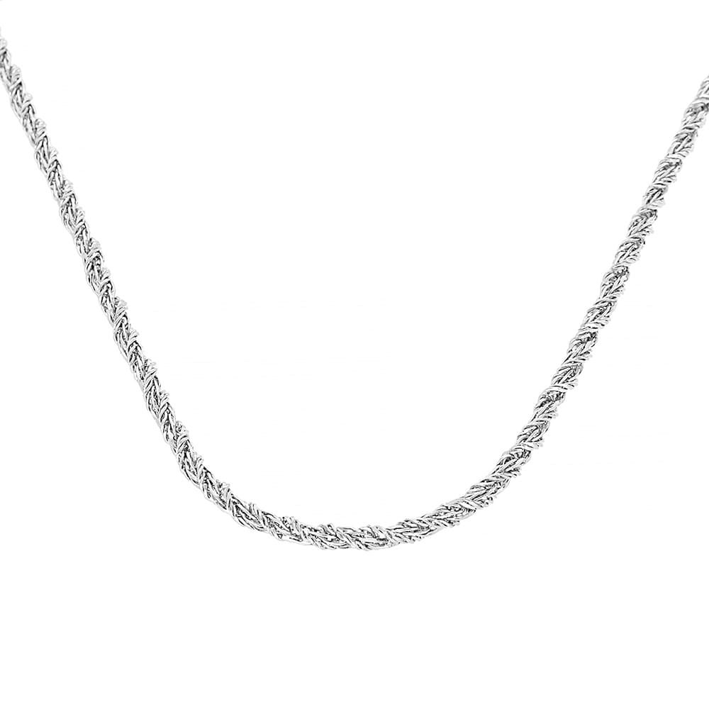 Stainless steel chain 7555 (55 cm) - silver colour