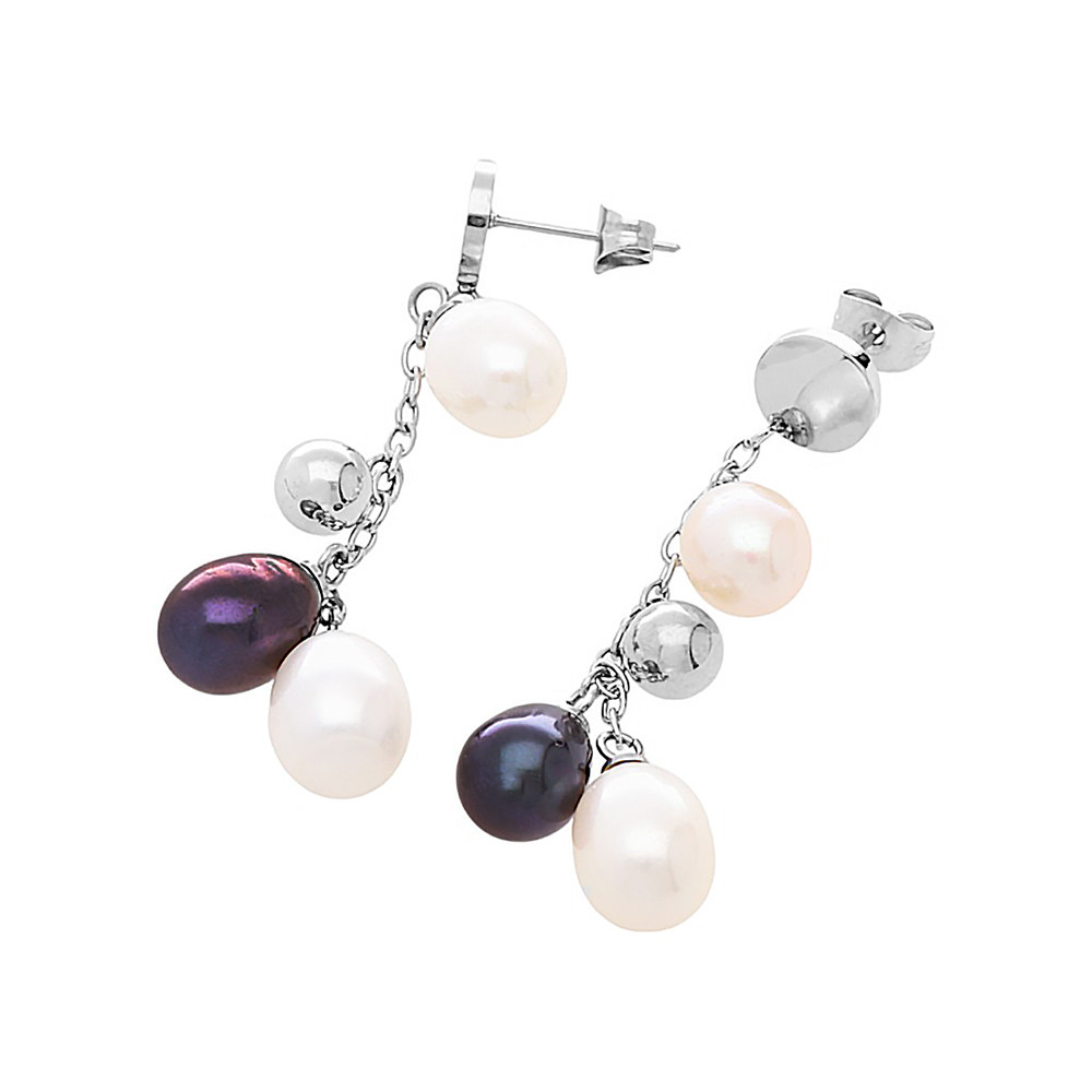 Stainless steel earrings 5265 - silver colour